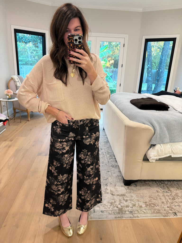 Wildflower Way Jeans in Black