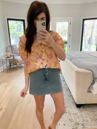 Double Take Denim Skort