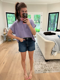 The Better Basic Tee in Light Purple