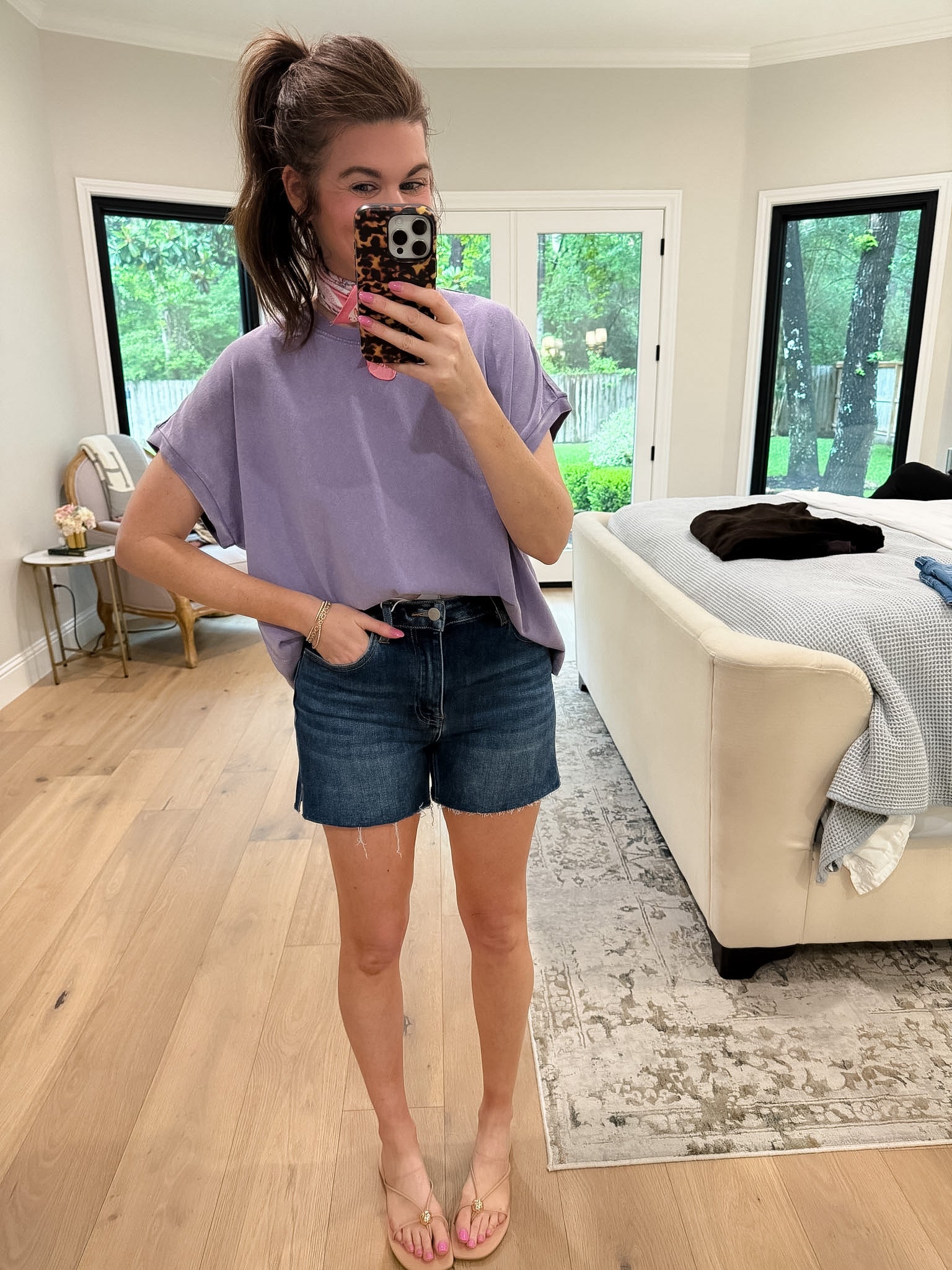 The Better Basic Tee in Light Purple