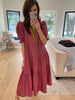 Merlot Moments Midi Dress