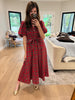 Maeve Plaid Midi Dress