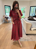 Maeve Plaid Midi Dress