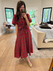 Maeve Plaid Midi Dress