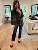 Tartan Cheer Mock Neck Sweater