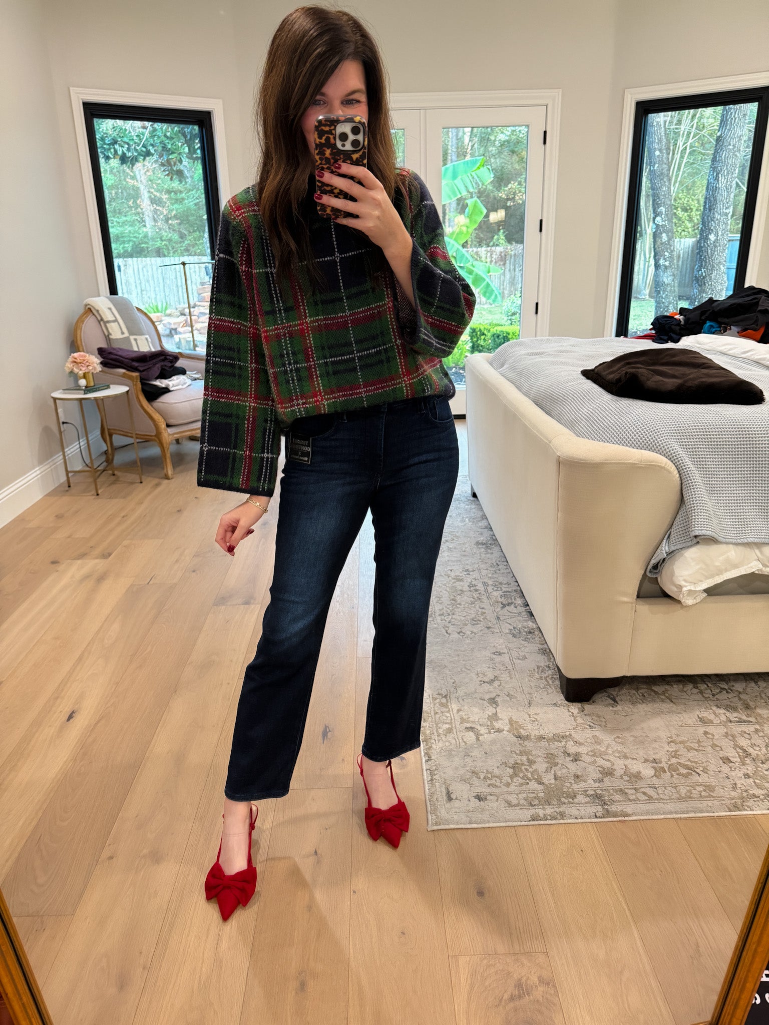 Risen Hadley Tummy Control Mid Rise Jeans