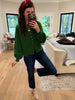 Simple Grace Cardigan in Forest Green