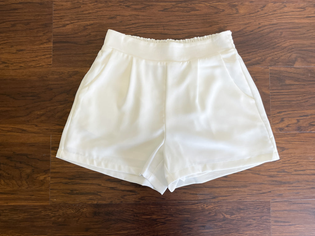 Summer Date Night Shorts in White