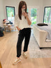 Everyday Escape Mineral Washed Pants in Black