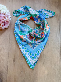 Flower Market Bandana in Blue *Final Sale*