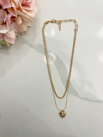 Forever Kind of Love Necklace in Gold