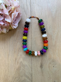 Bailey Beaded Necklace in Multi *Final Sale*