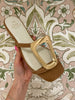 Amiyah Buckle Sandals in Tan