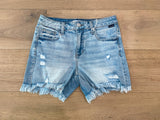 Cello Cannon Beach Shorts in Light Wash