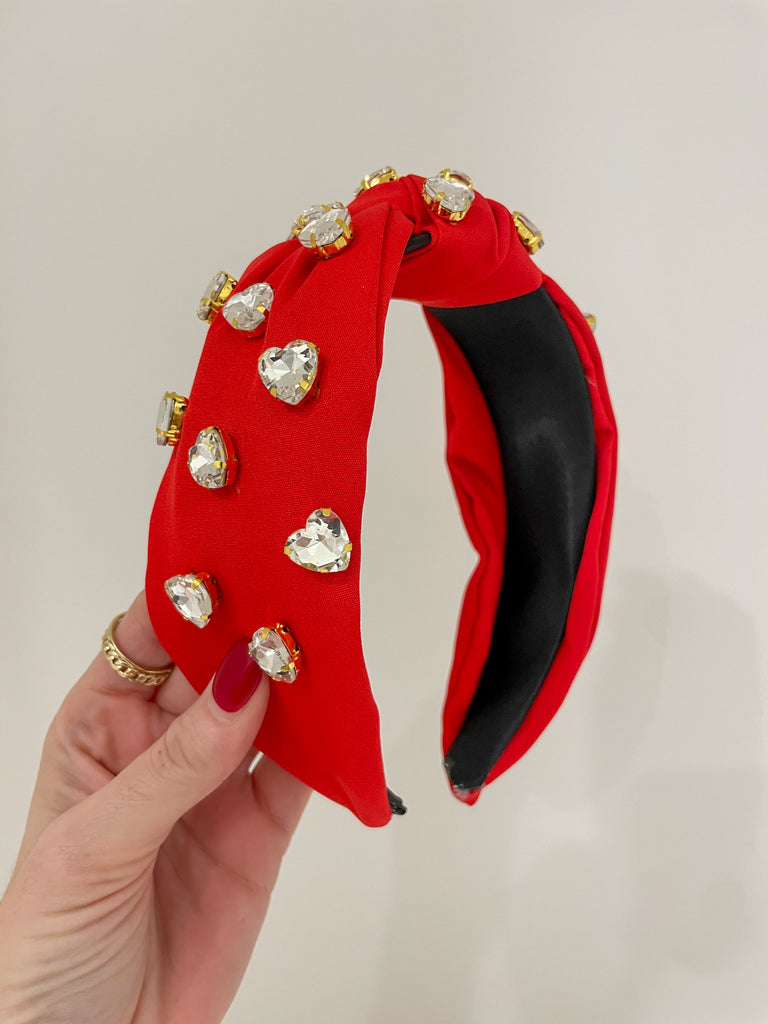 Forever Love Headband in Red