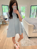 Frill Seeker Denim Dress