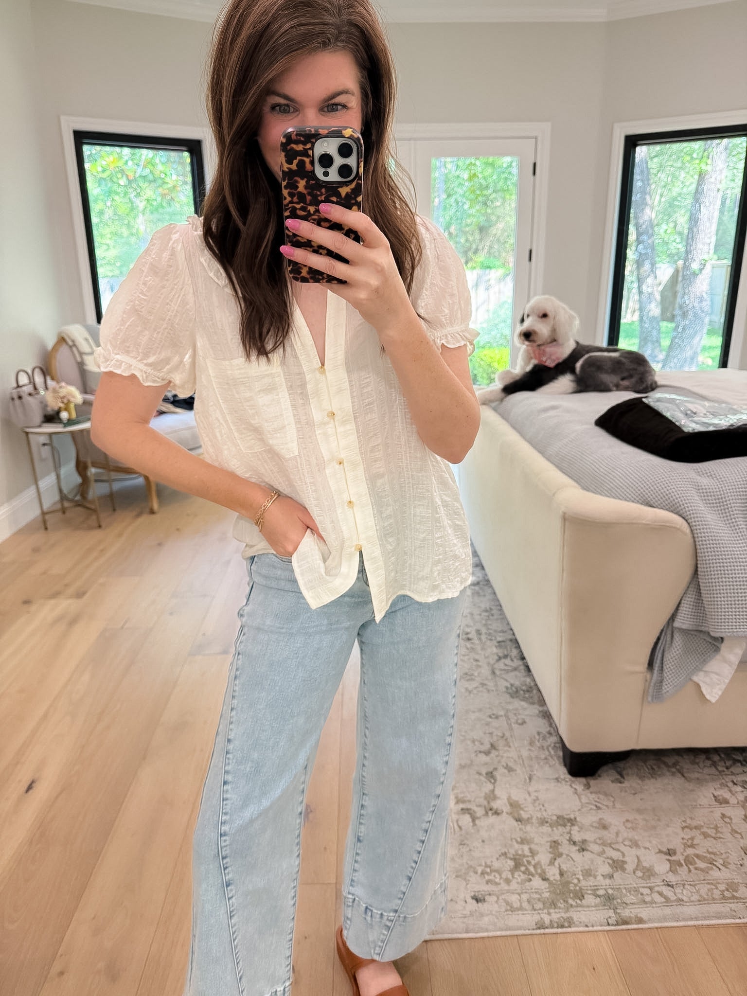Princeton Top in Off White