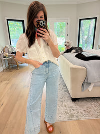 Princeton Top in Off White