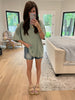 Endless Ease Oversized Tee in Olive