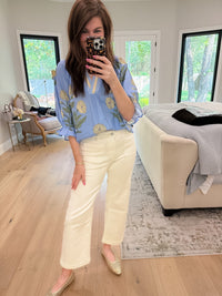Fresh Pick Top in Periwinkle