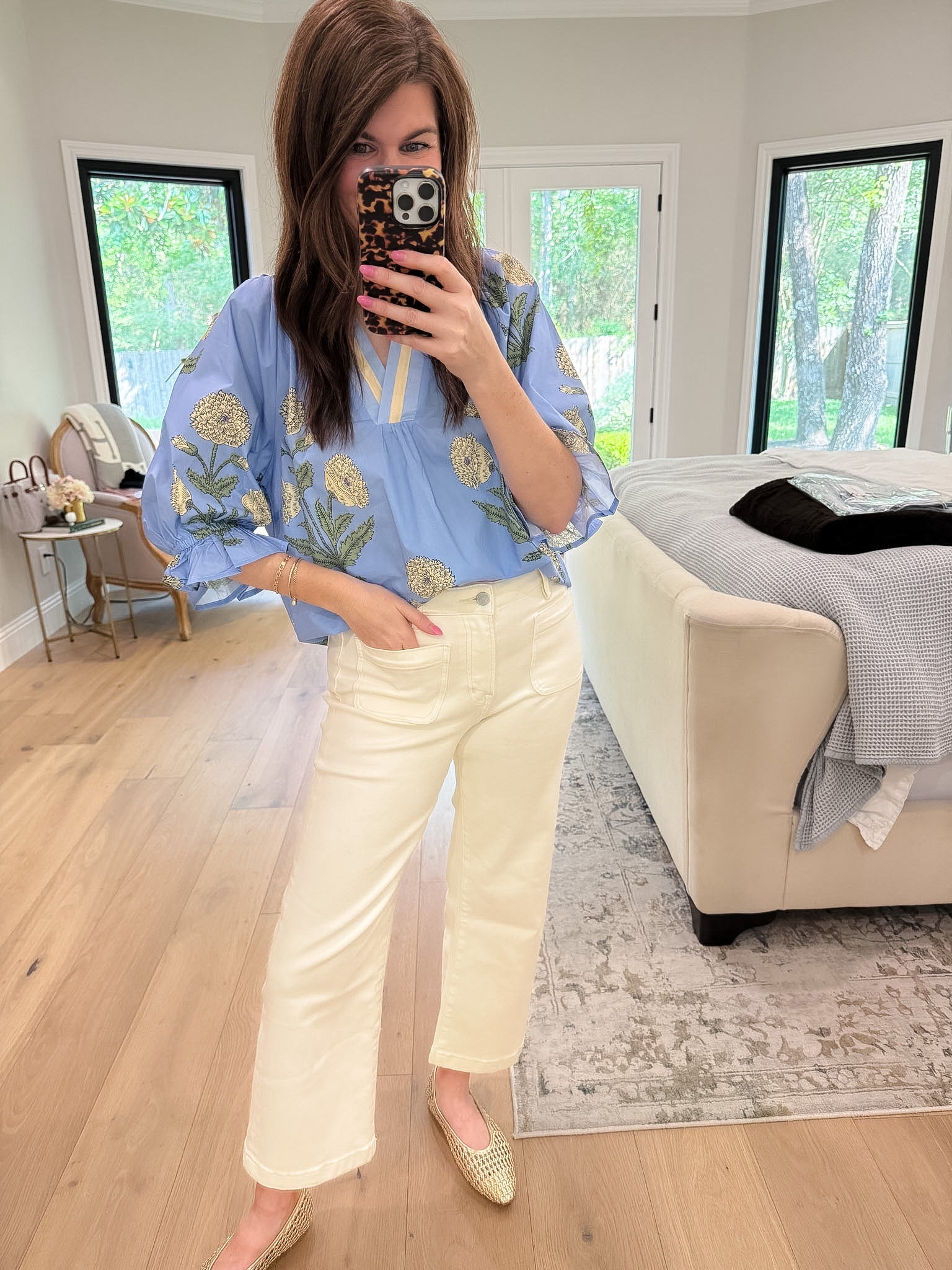Fresh Pick Top in Periwinkle
