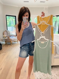 *BELLES & DOORBUSTER* In Line Tank in Multiple Colors *Final Sale*