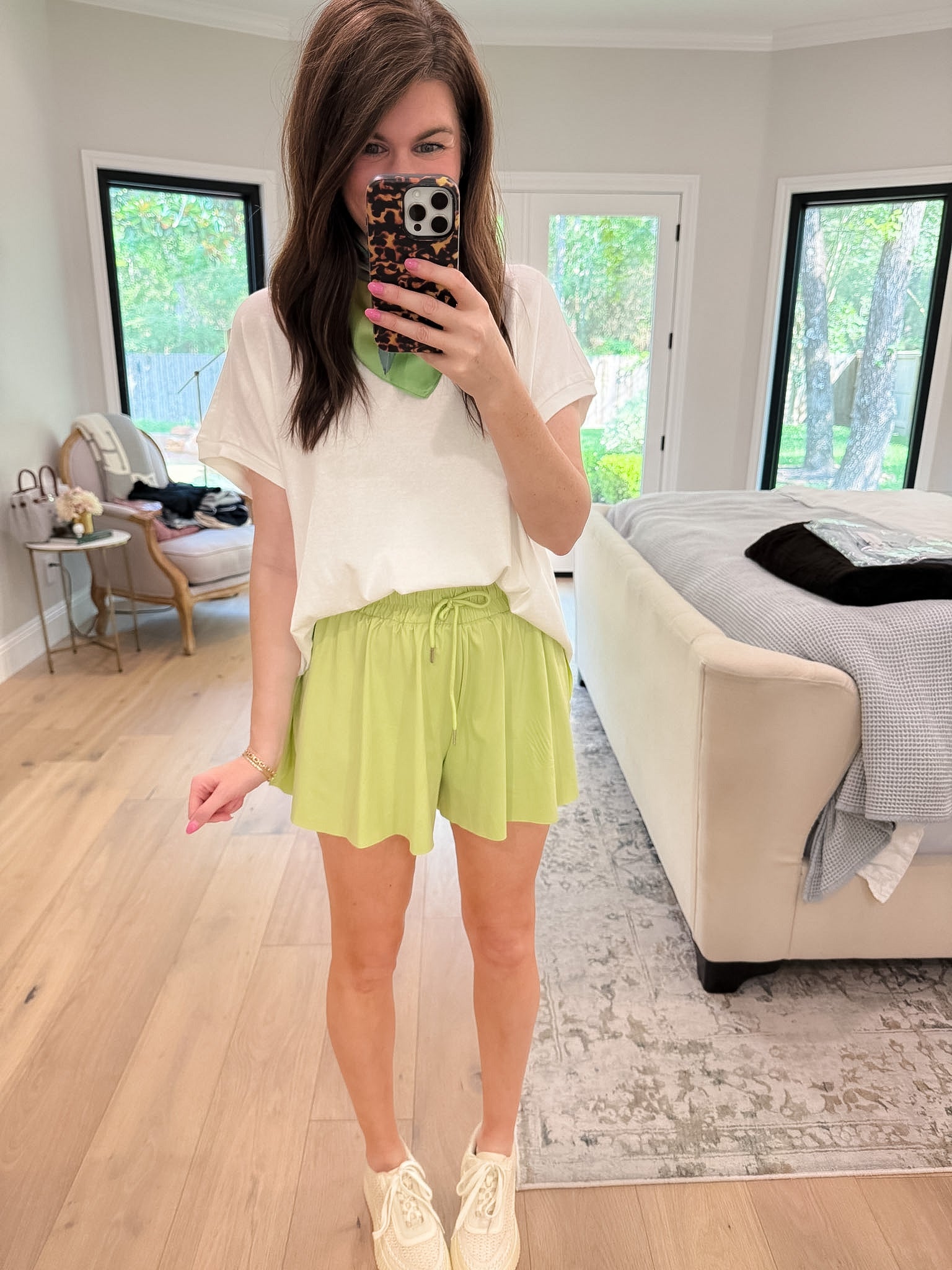 Weekend Sprint Shorts in Lime
