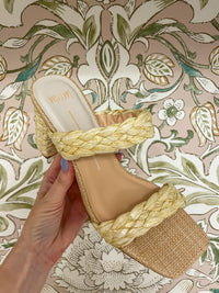 Quinn Raffia Heels