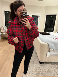 Ralph Plaid Puffer Jacket