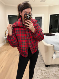 Ralph Plaid Puffer Jacket