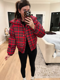 Ralph Plaid Puffer Jacket