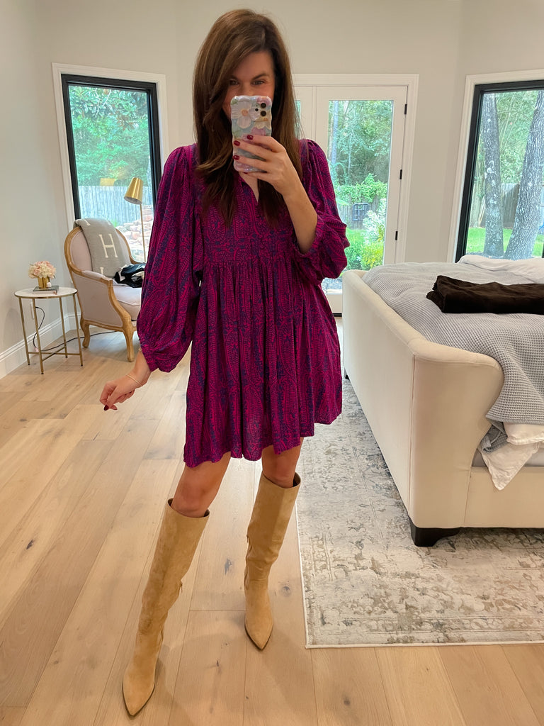 Berry Boheme Dress