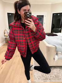 Ralph Plaid Puffer Jacket