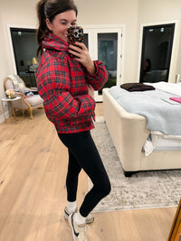 Ralph Plaid Puffer Jacket