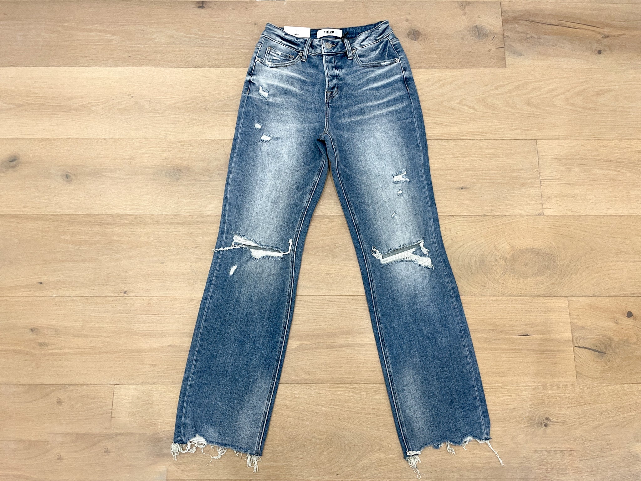 Mica Norah High Rise Straight Leg Jean