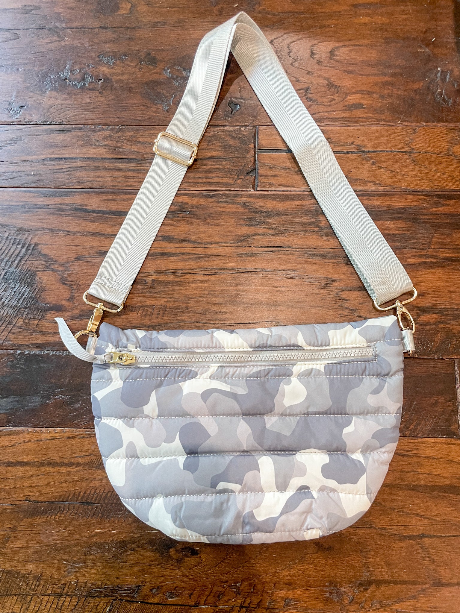 Puffer Bum Bag in Camo *Final Sale*