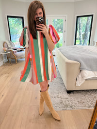 Happy Together Striped Dress