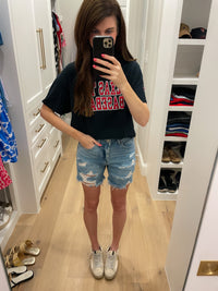 SALE! Cool Mom Distressed Shorts *Final Sale*
