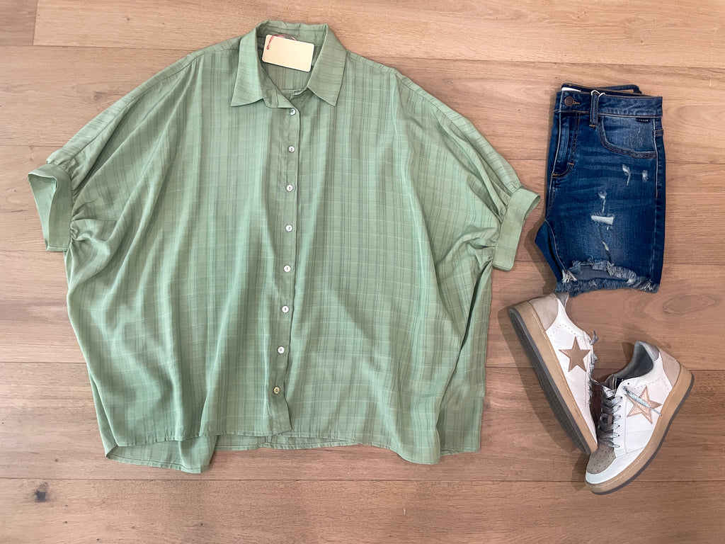 Hawkins Button Down in Green