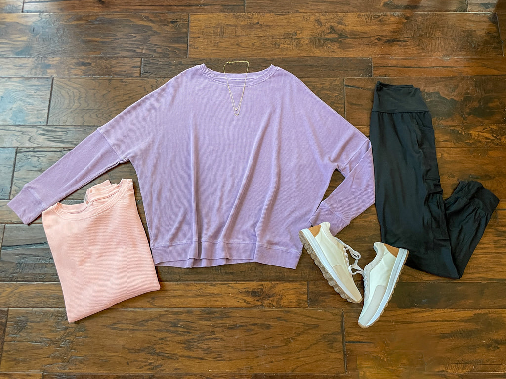 Mono B Date with the Couch Top in Rose or Purple Orchid