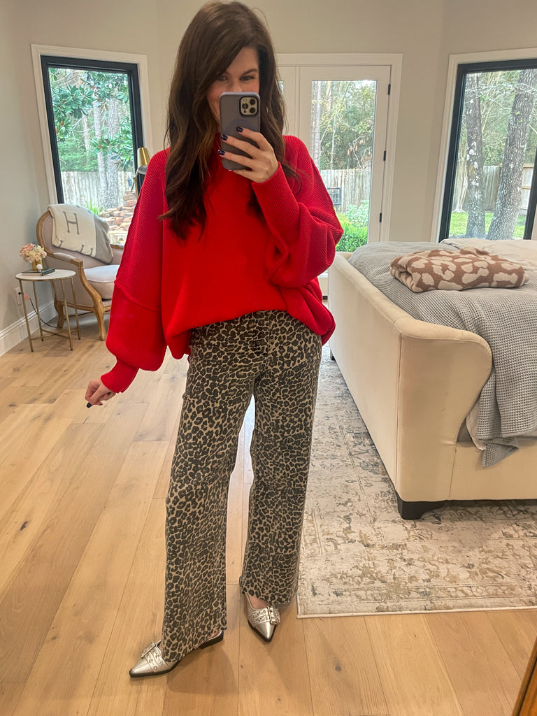 New Favorite Sweater in Red