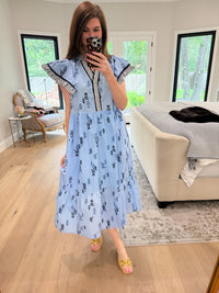 Shoreline Charm Midi Dress