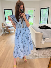 Shoreline Charm Midi Dress