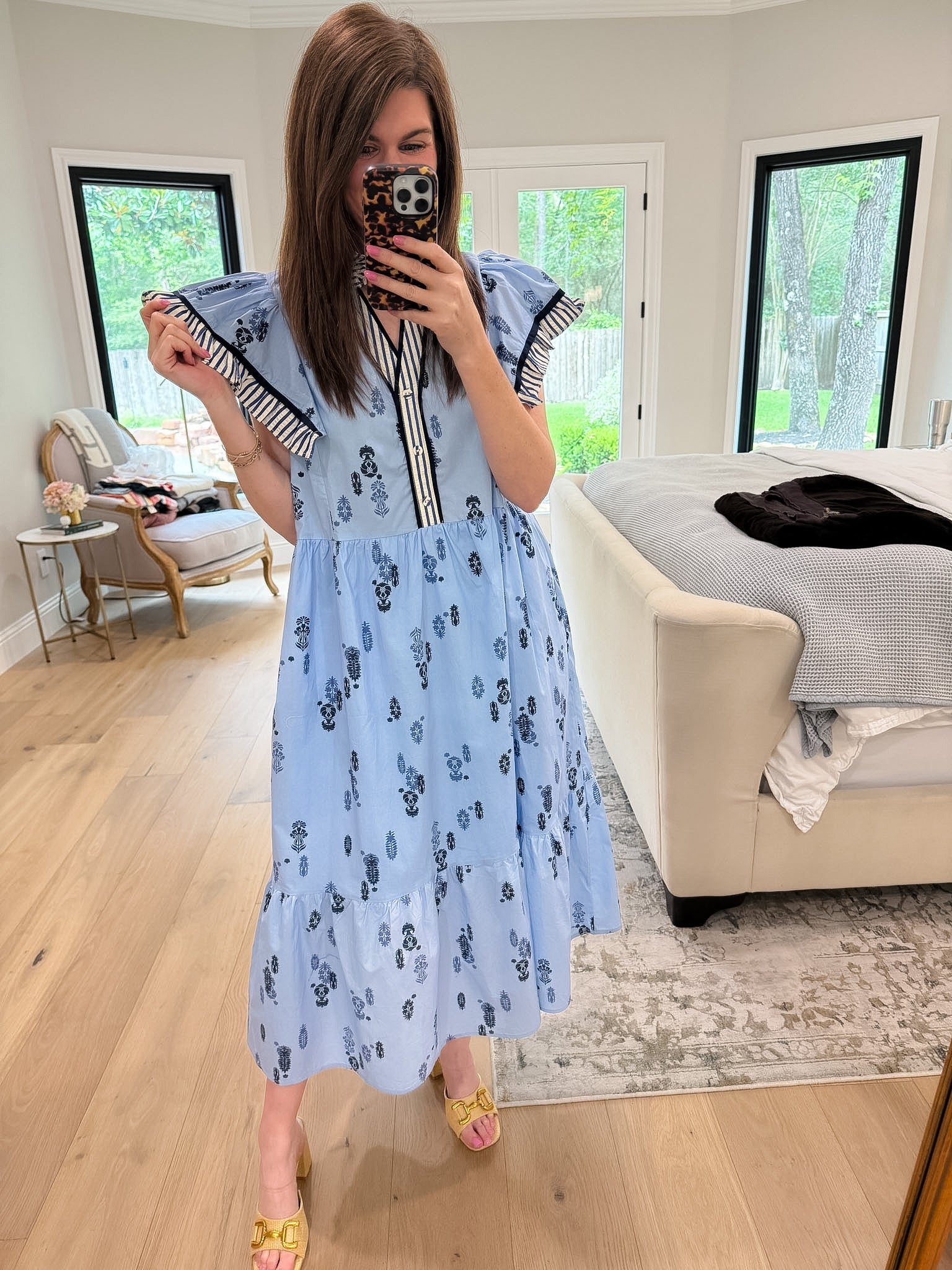 Shoreline Charm Midi Dress