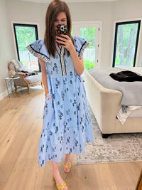 Shoreline Charm Midi Dress