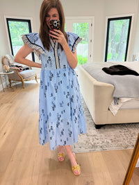 Shoreline Charm Midi Dress