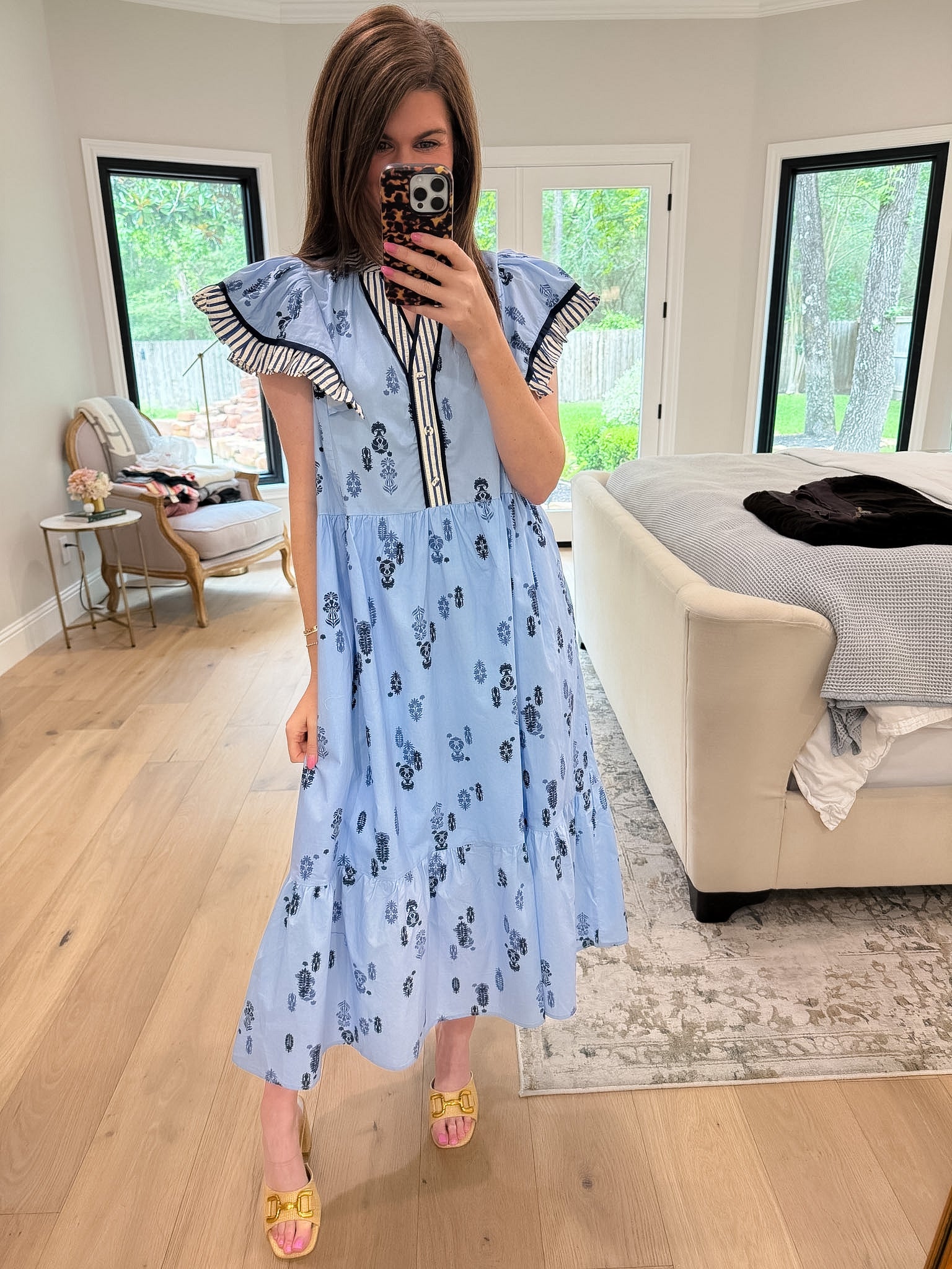 Shoreline Charm Midi Dress