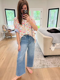 Floral Reverie Jacquard Button Down