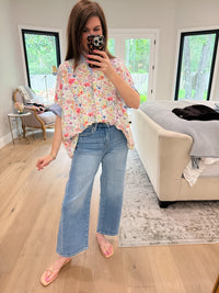 Floral Reverie Jacquard Button Down