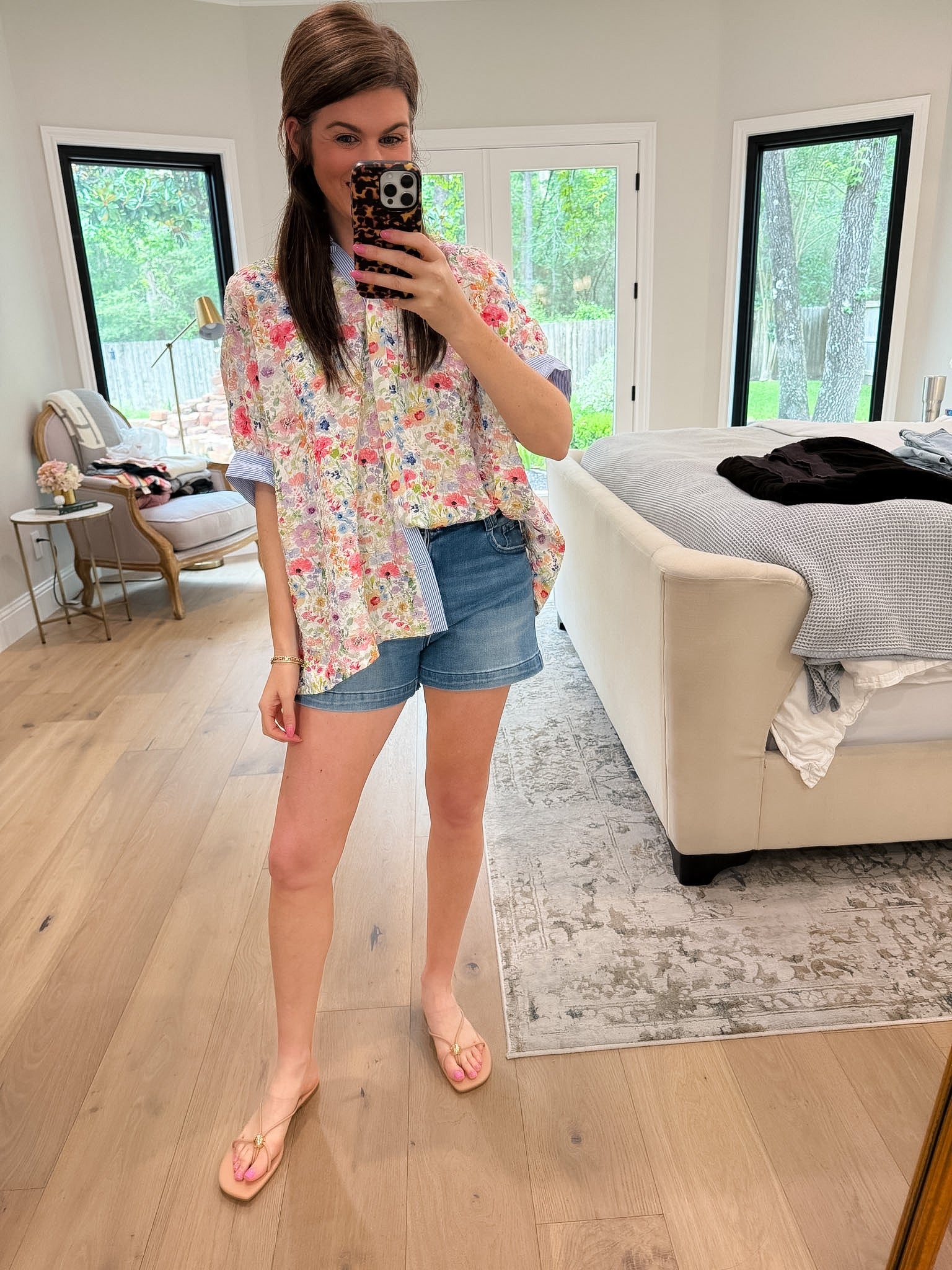 Floral Reverie Jacquard Button Down